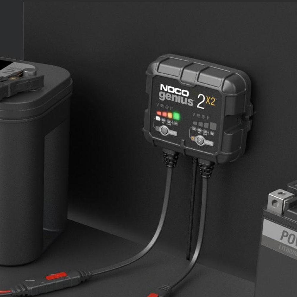 NOCO GENIUS 2X2 6V/12V 2-BANK 4A BATTERY CHARGER