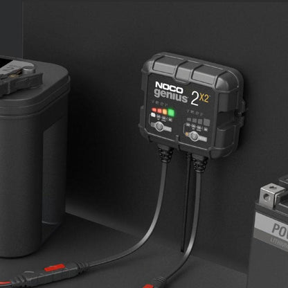 NOCO GENIUS 2X2 6V/12V 2-BANK 4A BATTERY CHARGER