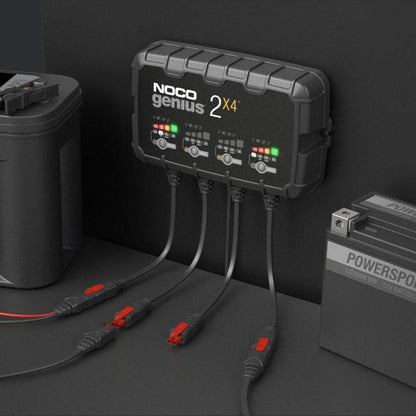 NOCO GENIUS 2X4 6V/12V 4-BANK 8A BATTERY CHARGER
