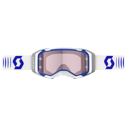 SCOTT PROSPECT 2.0 AMP DOPPLER WHITE/BLUE/ROSE WORKS GOGGLES