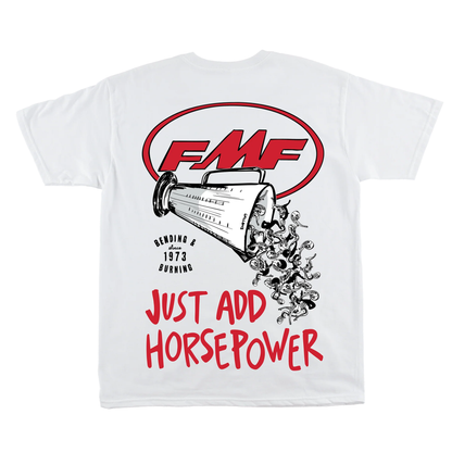 FMF HORSEPOWERED WHITE TEE