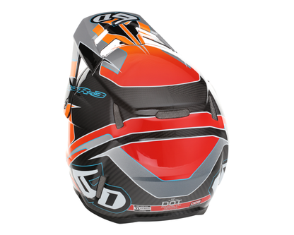 6D ATR-3 REFLEX GLOSS NEON ORANGE YOUTH HELMET