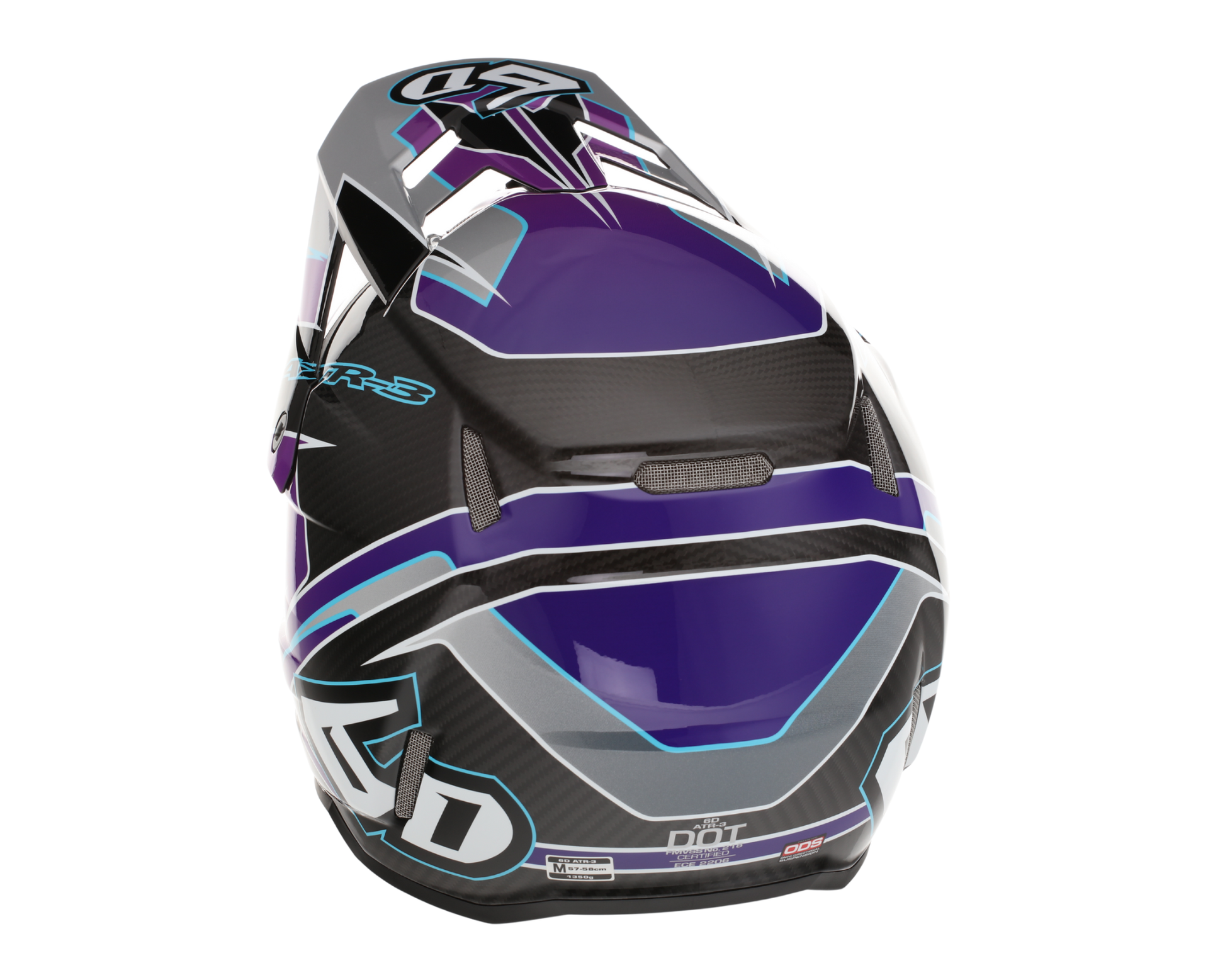 6D ATR-3 REFLEX GLOSS PURPLE YOUTH HELMET – Moto House 6D ATR-3 REFLEX GLOSS PURPLE YOUTH HELMET – Moto House
