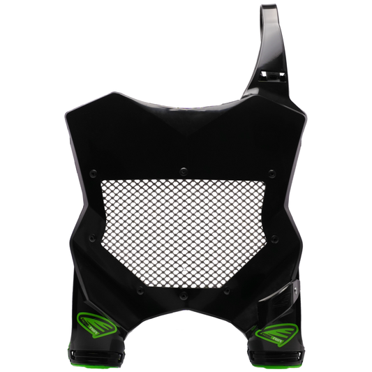 CYCRA KAWASAKI KX250F 17-26 KX450F 16-26 KX250X/KX450X 21-26 BLACK VENTED STADIUM FRONT PLATE