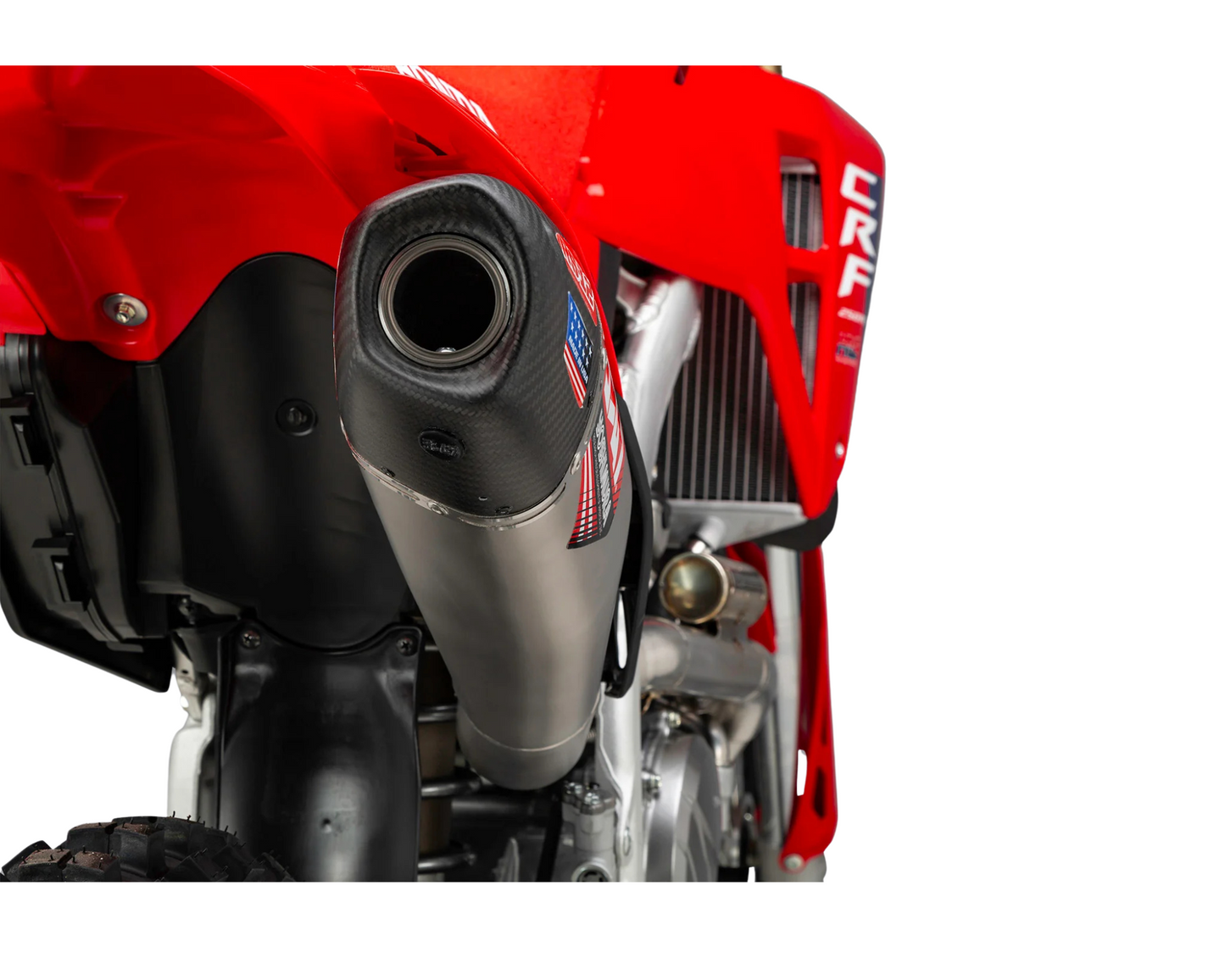 YOSHIMURA HONDA CRF250R/CRF250RX 25-26 RS-12 STAINLESS FULL SYSTEM WITH CARBON END CAP