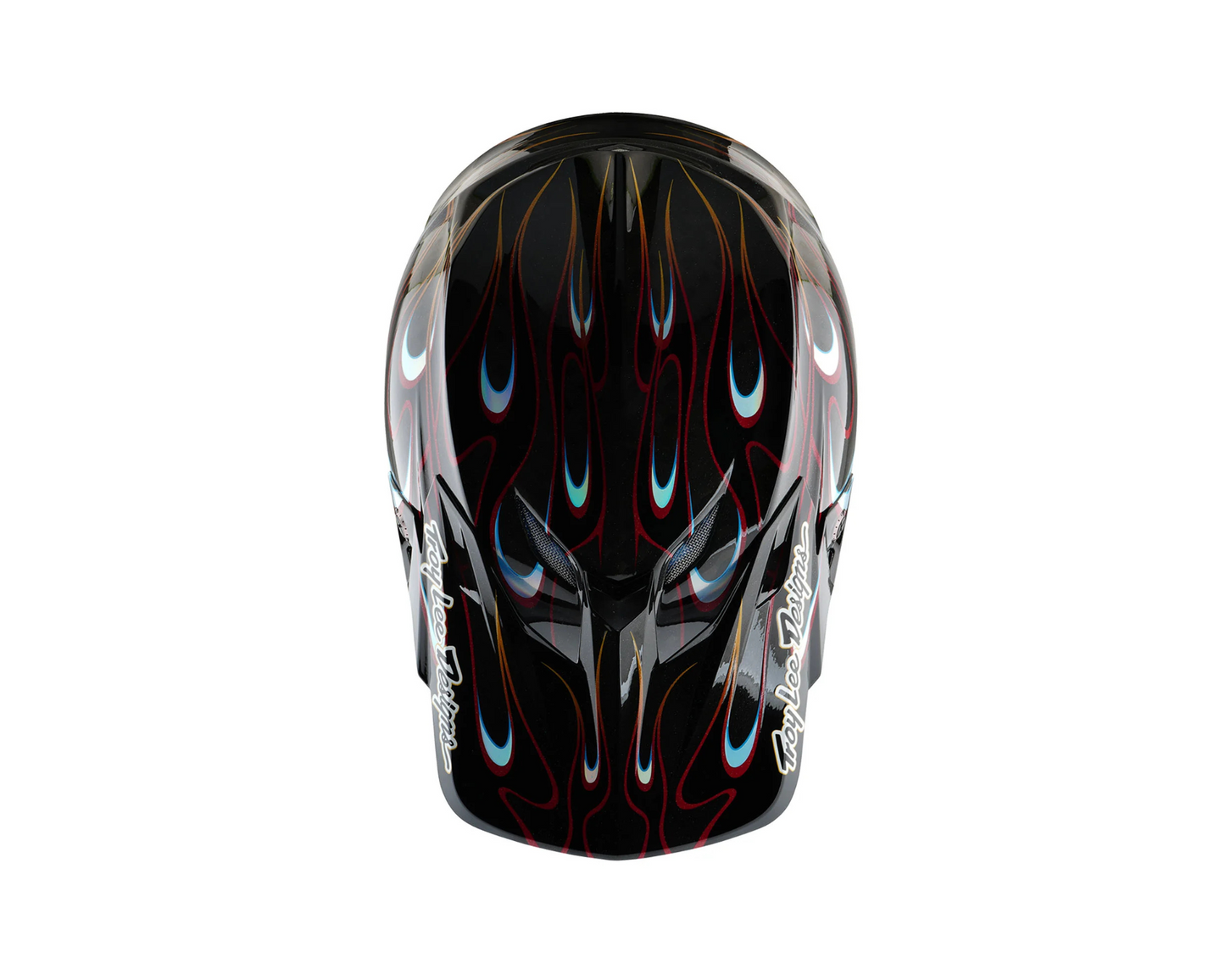 TROY LEE DESIGNS 2025 SE5 CARBON TORCHED BLACK/RED HELMET