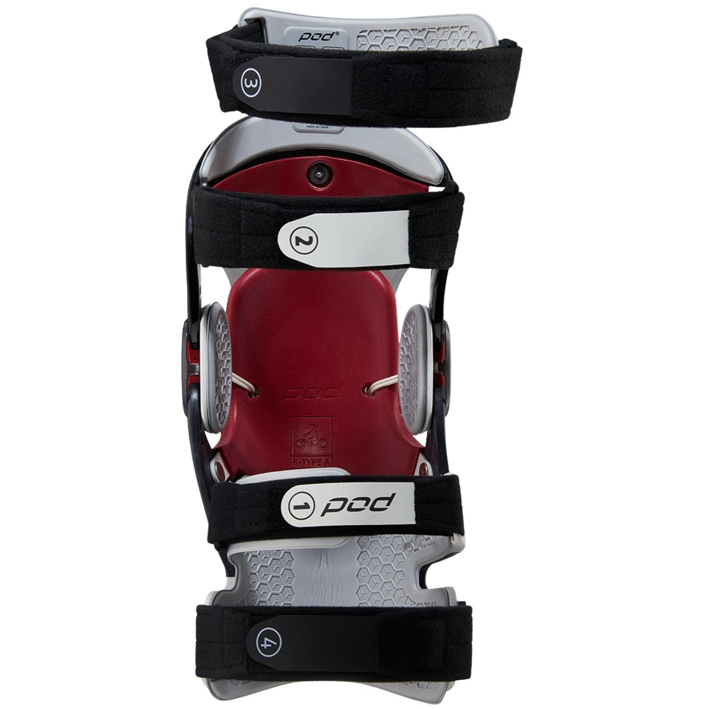 POD K8 3.0 CARBON / WHITE KNEE BRACE SET