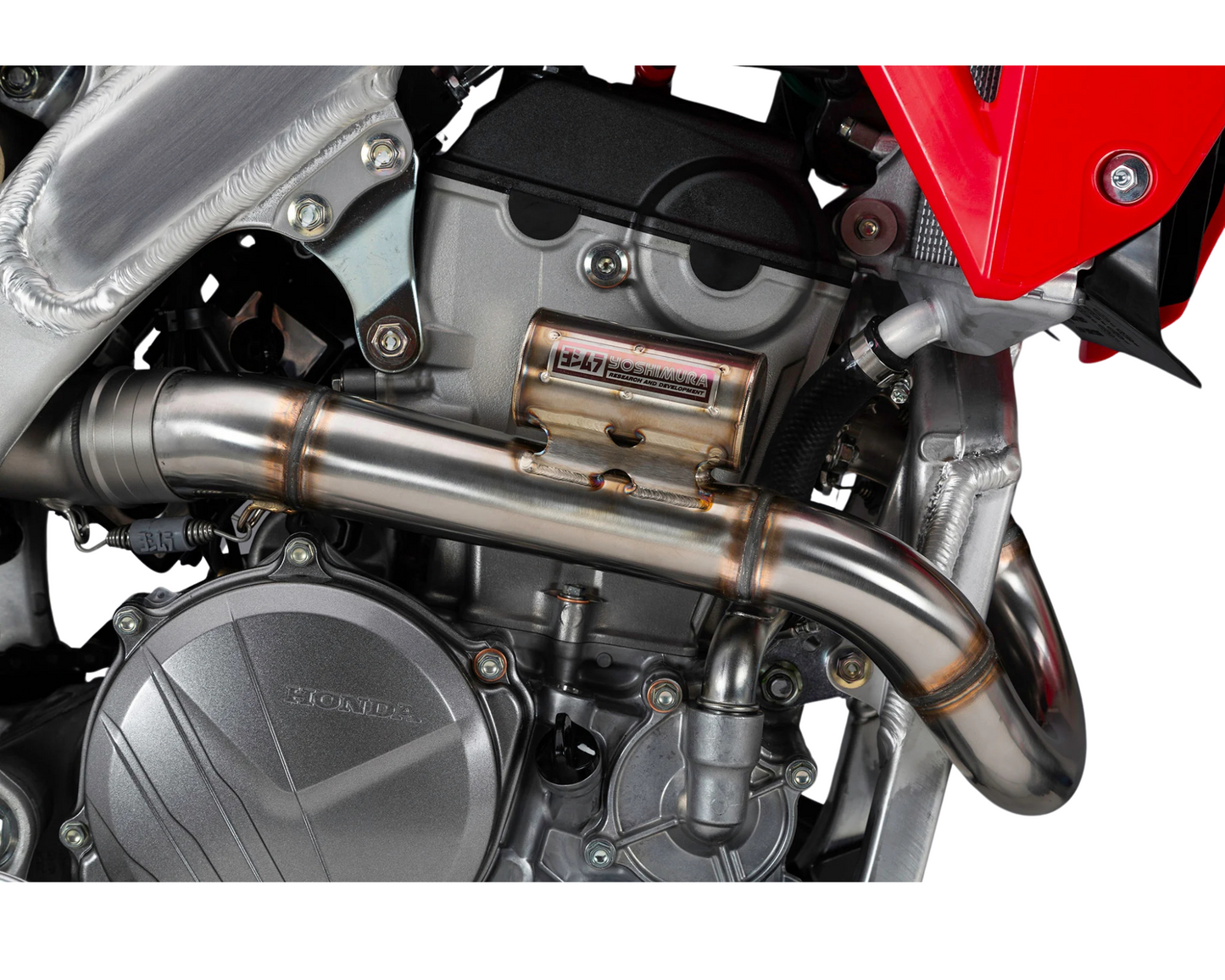 YOSHIMURA HONDA CRF250R/CRF250RX 25-26 RS-12 STAINLESS FULL SYSTEM WITH CARBON END CAP