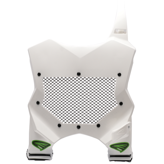 CYCRA KAWASAKI KX250F 17-26 KX450F 16-26 KX250X/KX450X 21-26 WHITE VENTED STADIUM FRONT PLATE