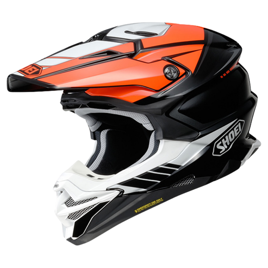 SHOEI VFX-WR06 JAMMER TC-8 ORANGE/BLACK/WHITE HELMET