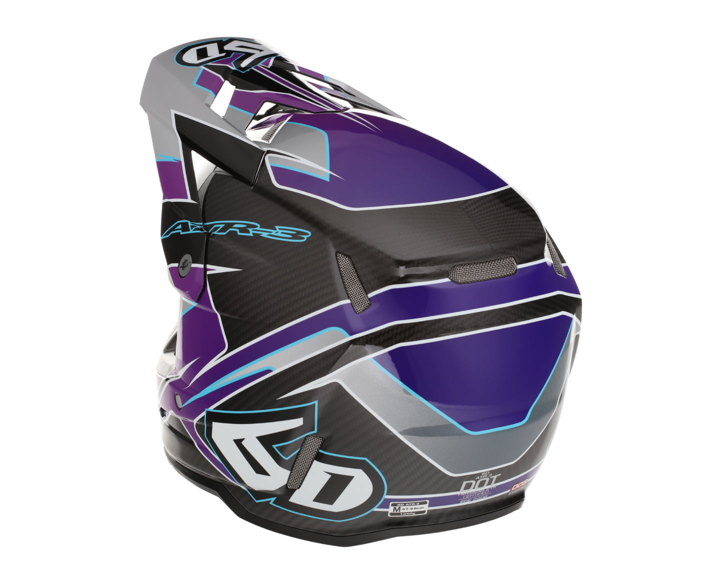 6D ATR-3 REFLEX GLOSS PURPLE HELMET