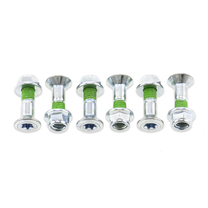 BOLT EURO HUB SAVERS SILVER DOUBLE LOCKED SPROCKET FASTENING KIT