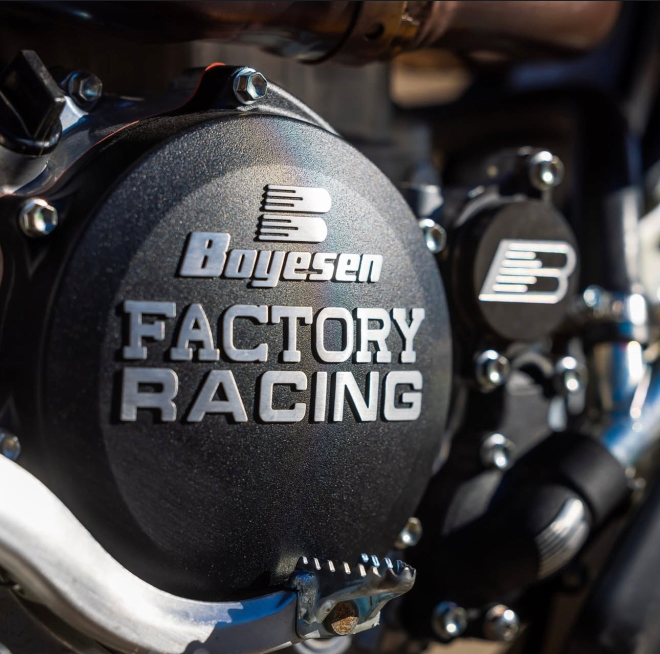 BOYESEN FACTORY RACING CLUTCH COVER KAWASAKI KX125 94-02