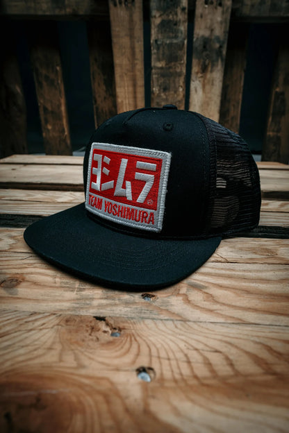 YOSHIMURA TEAM BLACK SNAPBACK TRUCKER HAT