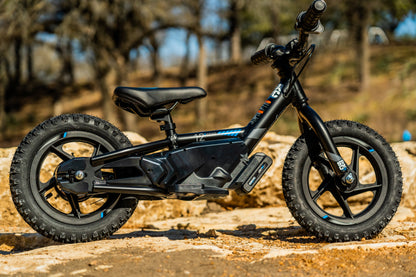 STACYC 12" BLACK ELECTRIC BALANCE BIKE
