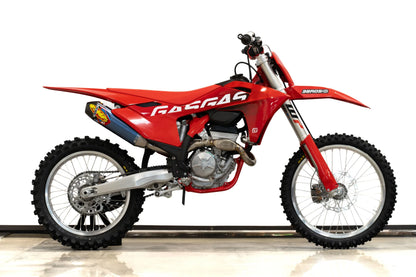 FMF KTM 250 SX-F/XC-F 19-22 / HUSQVARNA FC250 19-22 / GASGAS EX250F/MC250F 21-23 FACTORY 4.1 RCT TITANIUM ANODISED FULL SYSTEM