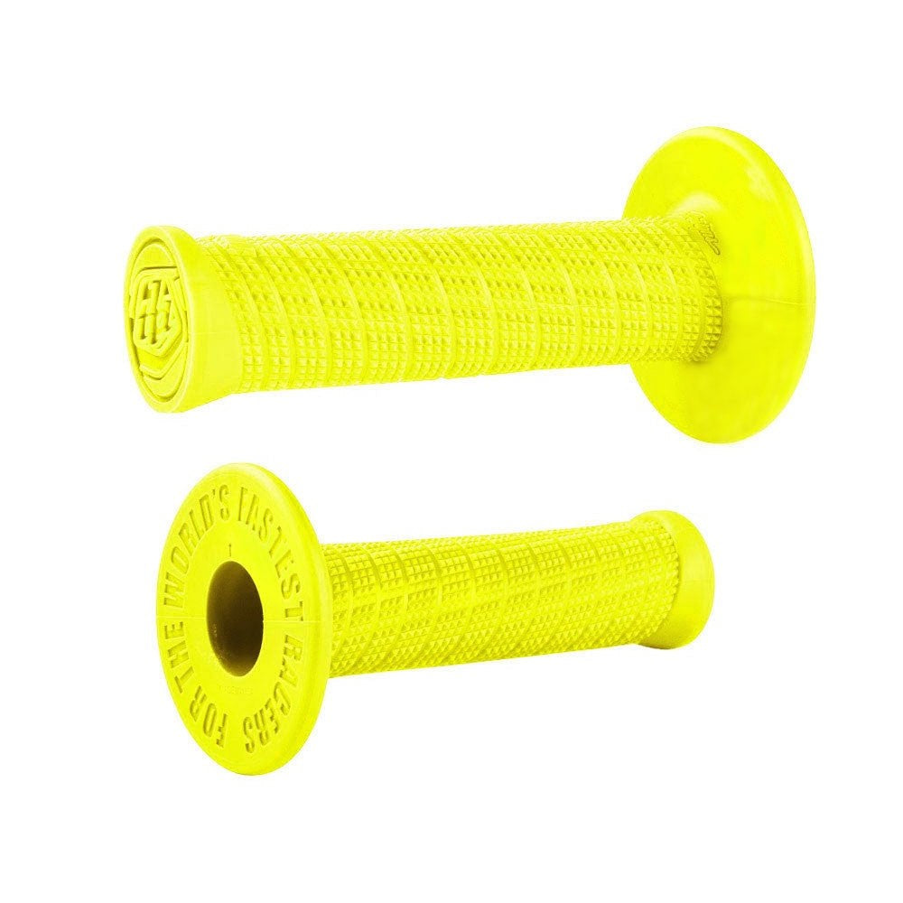 ODI X TROY LEE DESIGNS SIGNATURE SERIES FLURO YELLOW GRIPS