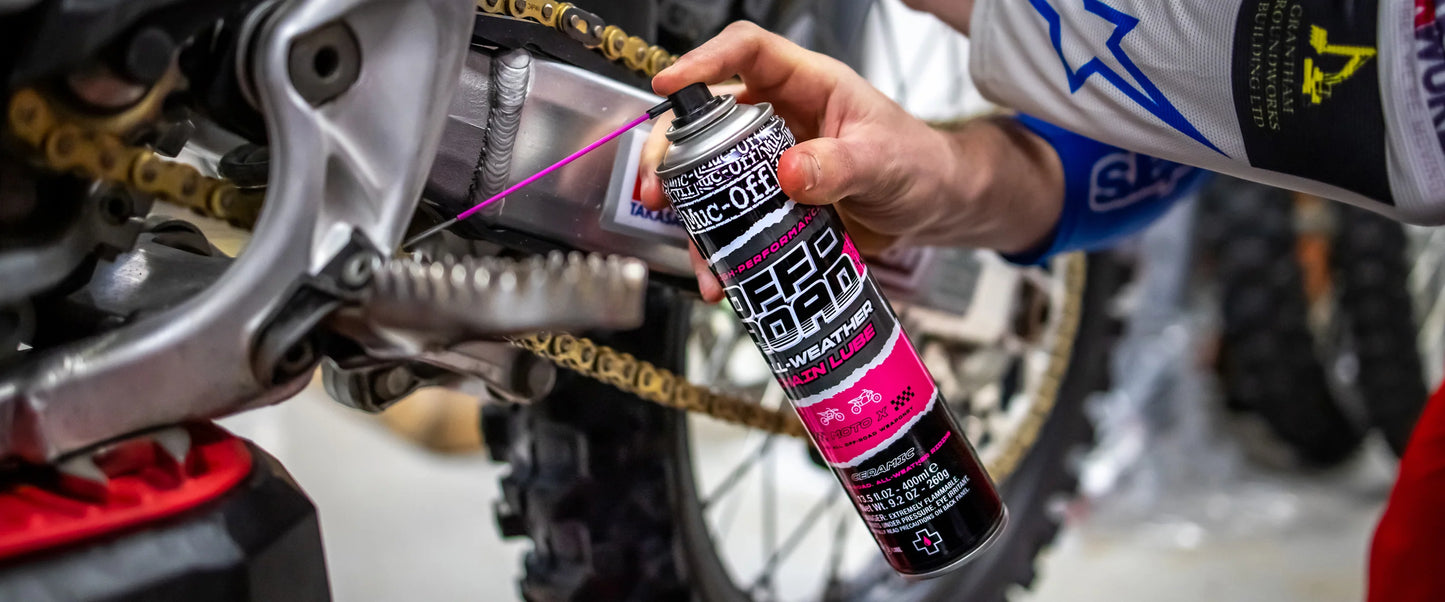 MUC-OFF OFF-ROAD ALL WEATHER CHAIN LUBE 400ML