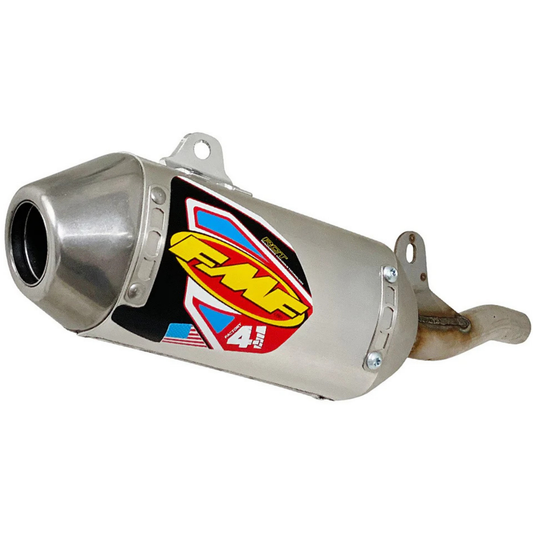 FMF KAWASAKI KLX140 / KLX140L 08-26 FACTORY 4.1 RCT STAINLESS STEEL ANODISED MINI SLIP-ON