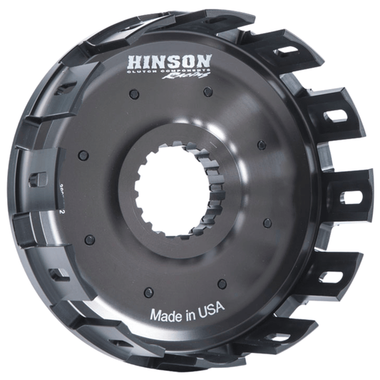 HINSON BILLETPROOF CLUTCH BASKET WITH CUSHIONS KAWASAKI KX250F 06-27 KX250X 21-26 KX250FX 2027 / SUZUKI RMZ250 2006