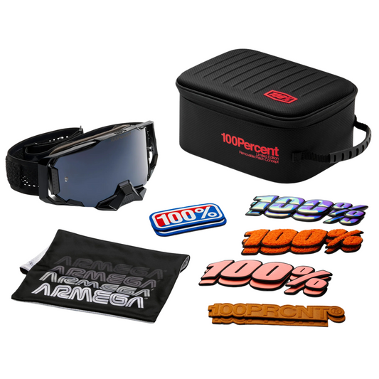 100% ARMEGA HIPER LE PATCH KIT SILVER MIRROR GOGGLES