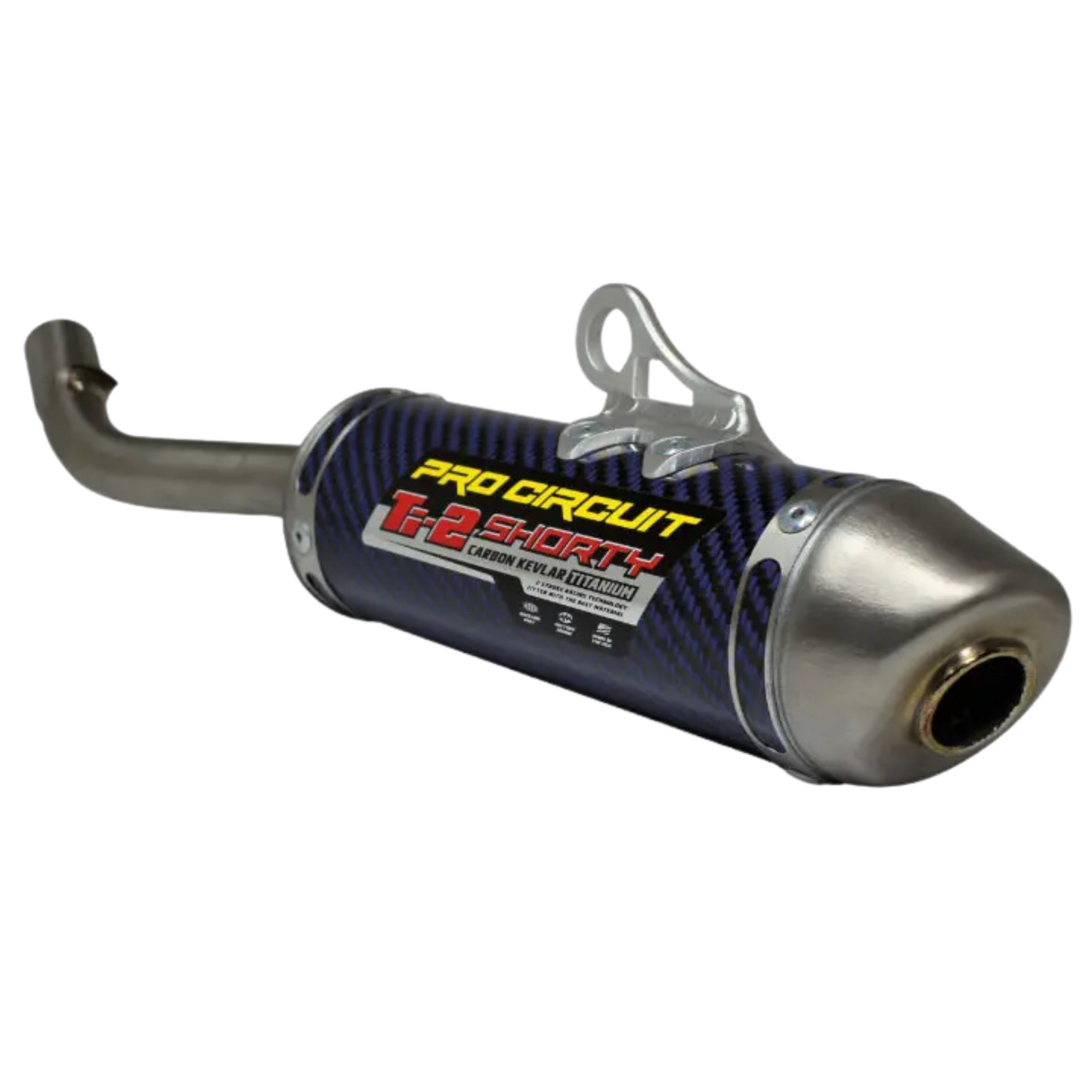 PRO CIRCUIT YAMAHA YZ125 22-26 YZ125X 23-26 BLUE TI-2 SHORTY TITANIUM SILENCER