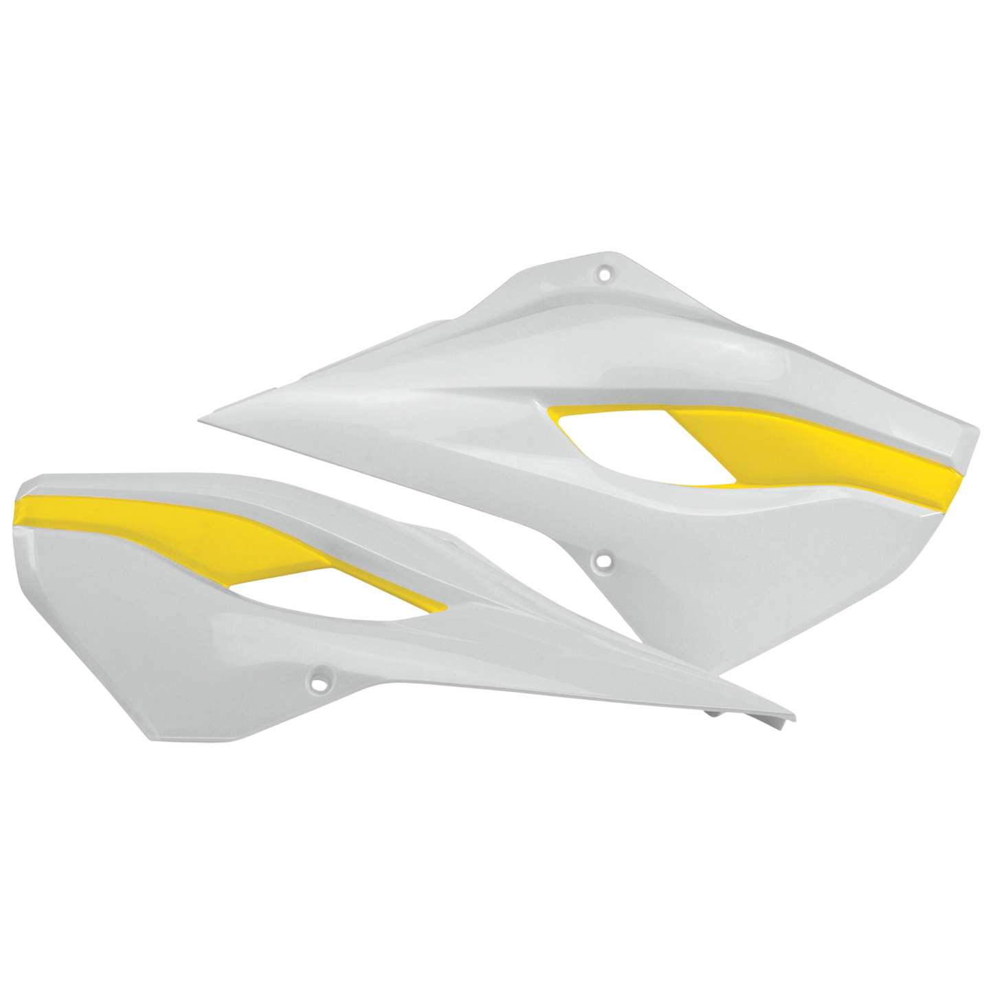 ACERBIS HUSQVARNA FC / TC 14-15 FE / TE 14-16 WHITE / YELLOW RADIATOR SHROUDS