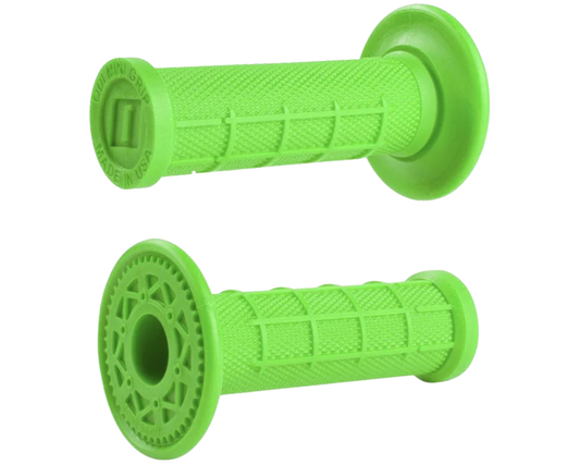 ODI HALF WAFFLE MINI MX GREEN GRIPS