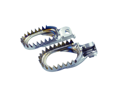 SCAR TITANIUM ANTI-MUD FOOTPEGS HONDA CRF250R/CRF450R 02-25 CR125R/CR250R 02-07