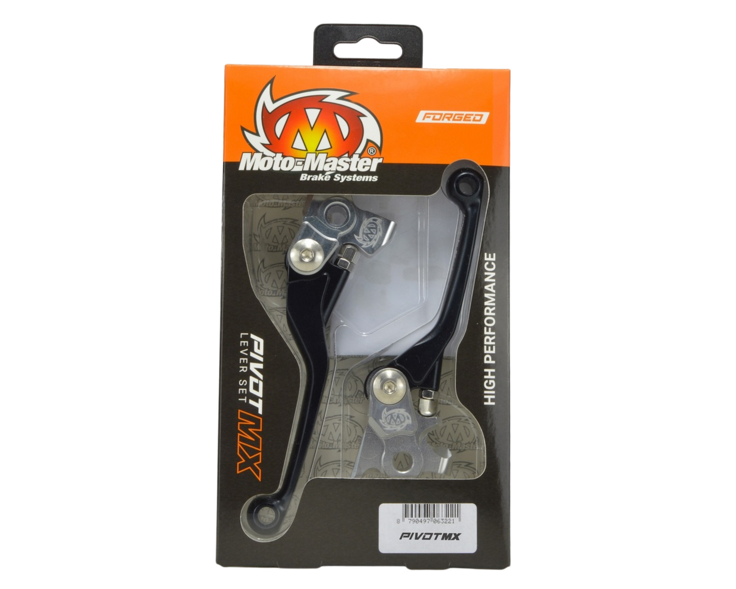 MOTO-MASTER PIVOT MX BLACK BRAKE & CLUTCH LEVER SET YAMAHA YZ250F 09-26 YZ450F 09-25 YZ125/YZ250 15-26