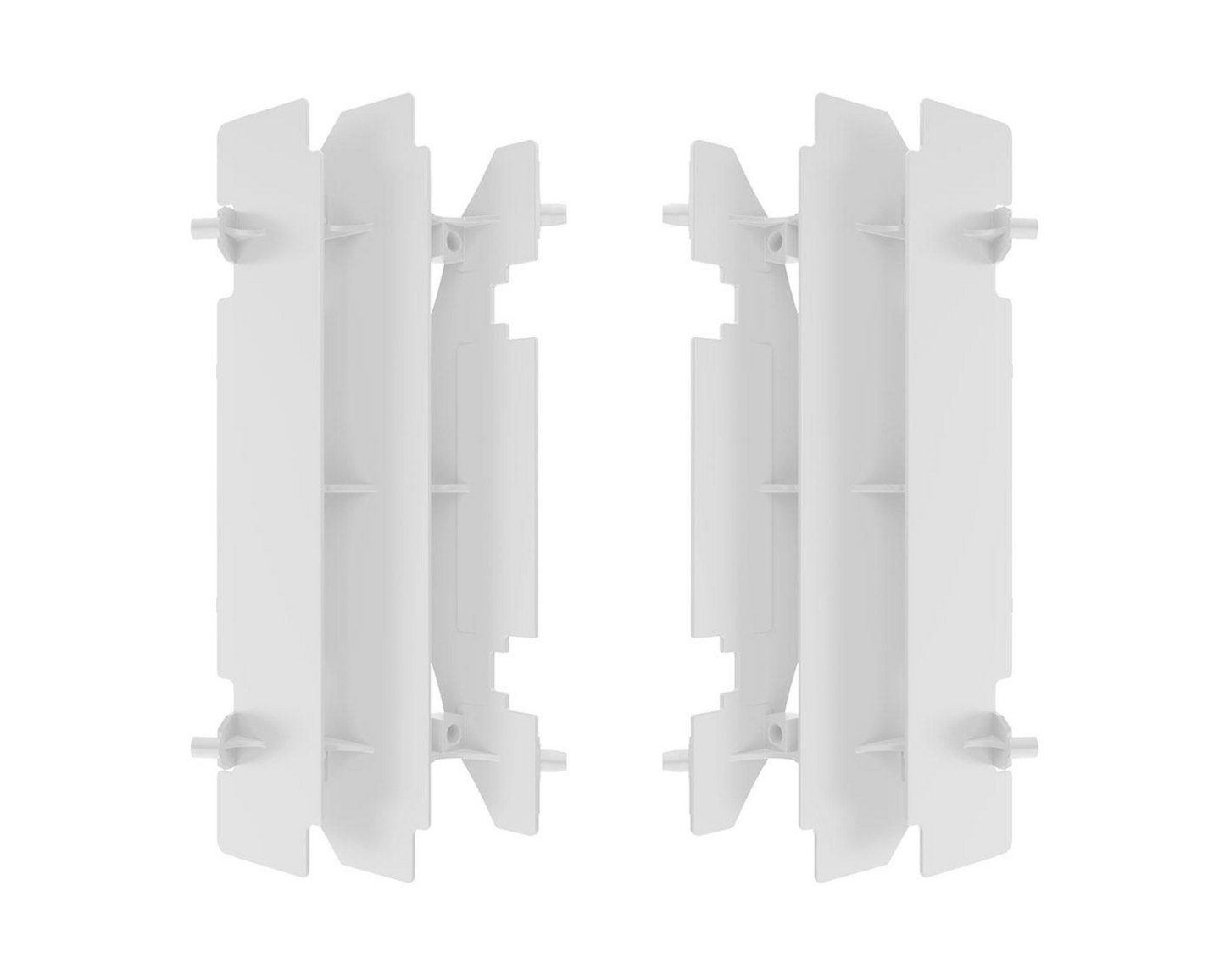 POLISPORT SUZUKI RM125 01-12 RM250 96-12 DRZ400 00-25 WHITE RADIATOR LOUVERS