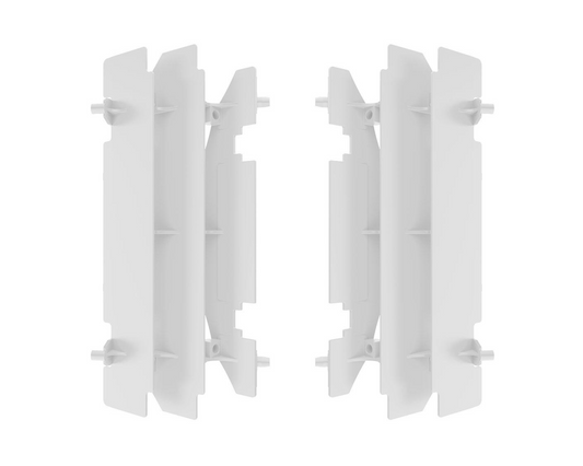 POLISPORT SUZUKI RM125 01-12 RM250 96-12 DRZ400 00-25 WHITE RADIATOR LOUVERS