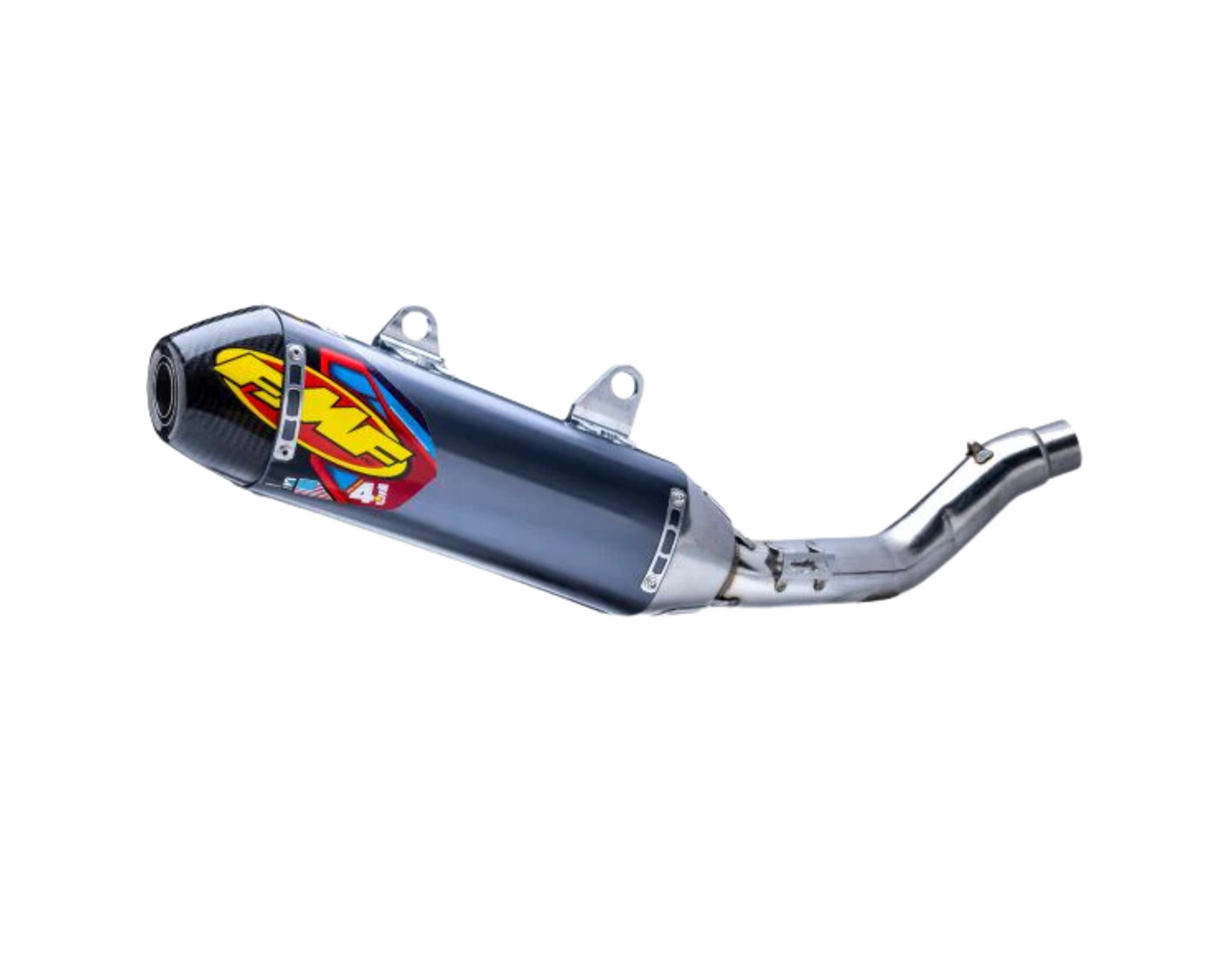 FMF TRIUMPH TF 450-RC 2025 TF 450-E 2026 FACTORY 4.1 RCT STAINLESS STEEL SLIP-ON WITH CARBON END CAP