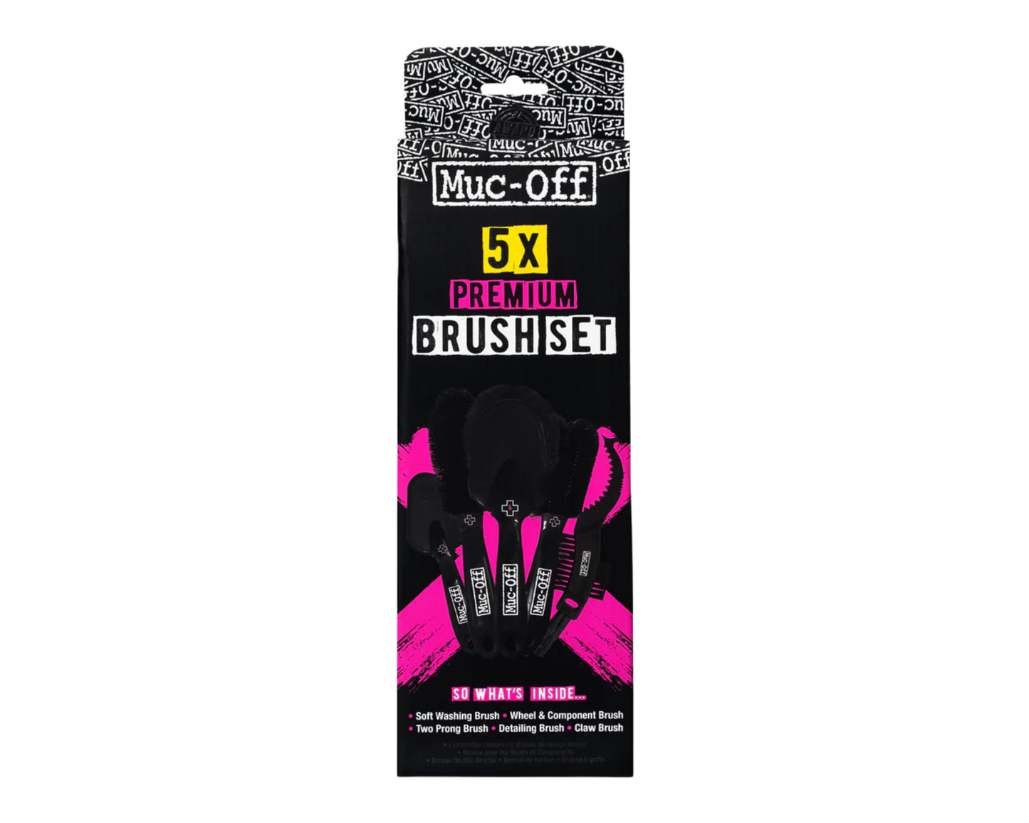 MUC-OFF BRUSH SET x5