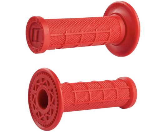 ODI HALF WAFFLE MINI MX RED GRIPS