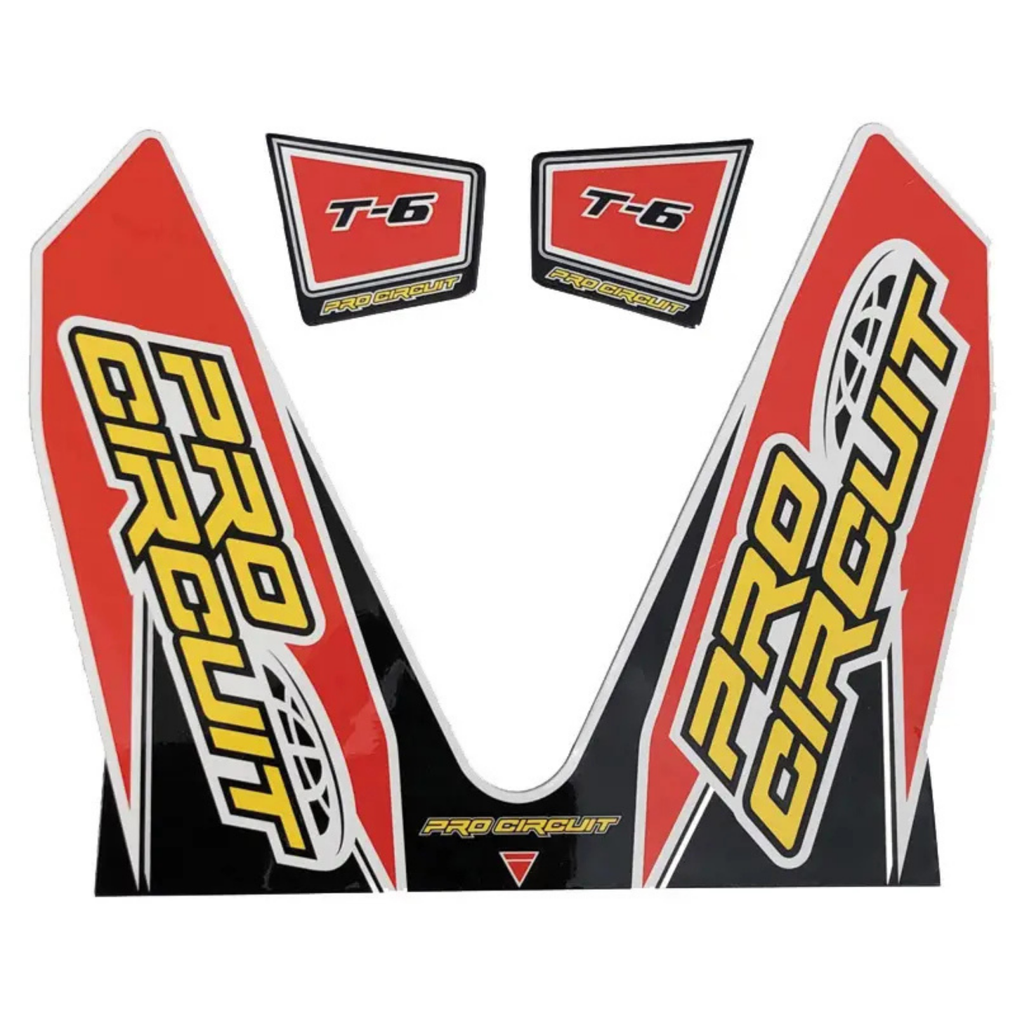 PRO CIRCUIT T-6 MINI BIKE REPLACEMENT EXHAUST DECALS
