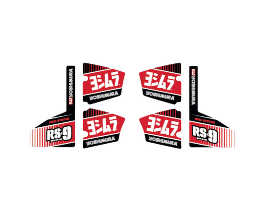 YOSHIMURA RS-9 REPLACEMENT EXHAUST DECALS