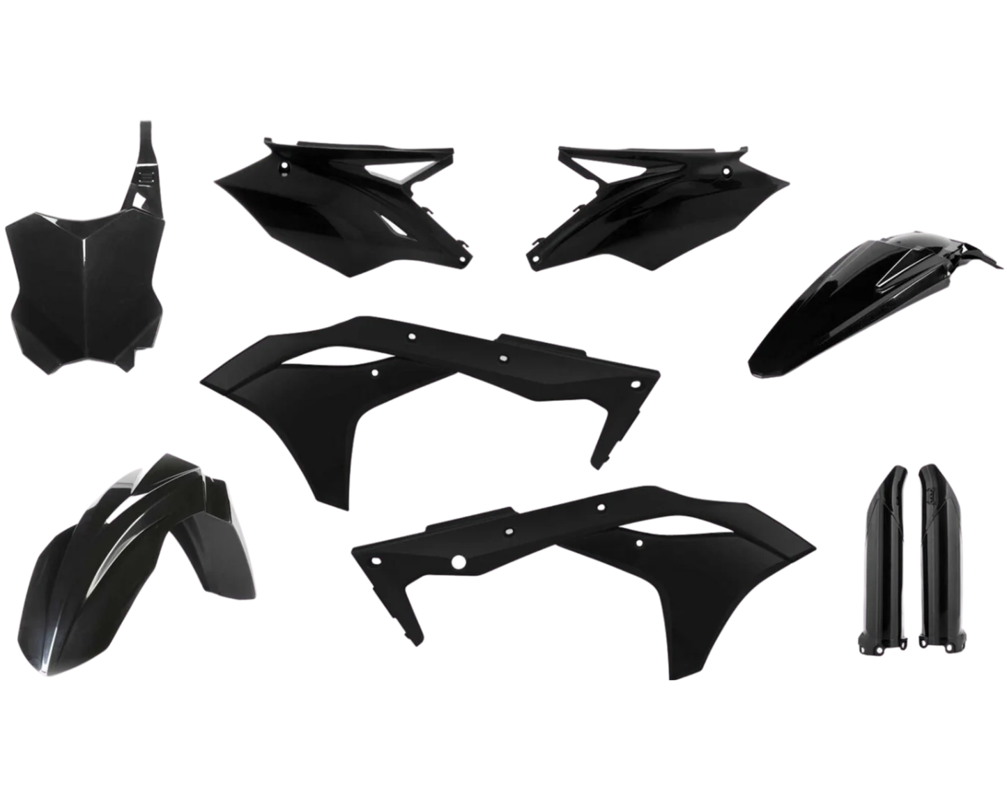 ACERBIS KAWASAKI KX250F 17-20 BLACK PLASTICS KIT