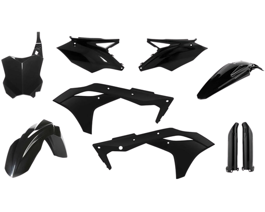 ACERBIS KAWASAKI KX250F 17-20 BLACK PLASTICS KIT
