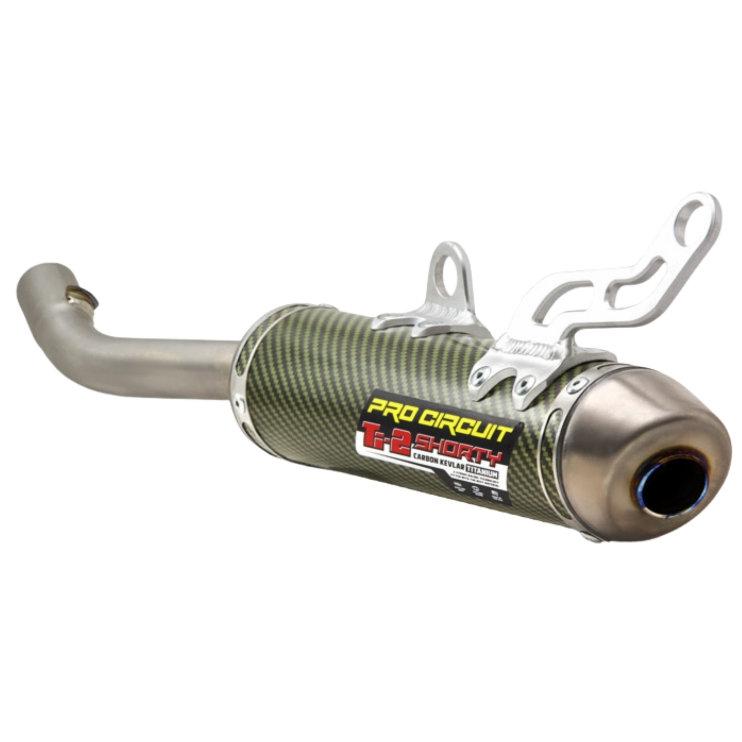 PRO CIRCUIT YAMAHA YZ250 03-26 YZ250X 16-26 TI-2 SHORTY TITANIUM SILENCER