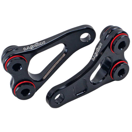 LUXON RUBBER ISOLATED BLACK ENGINE MOUNTS DUCATI DESMO450 MX/EDX 26-27