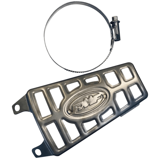 FMF TITANIUM KICK SHIELD / HEAT SHIELD YAMAHA YZ450F 18-27 YZ250F 19-27