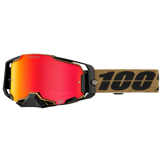 100% ARMEGA HIPER GLORY RED MIRROR GOGGLES