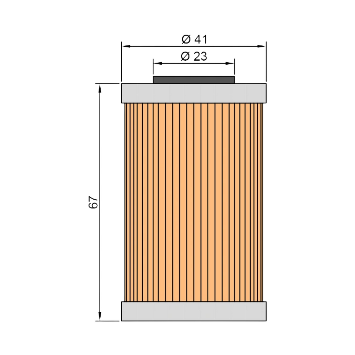 TWIN AIR OIL FILTER KTM 450 SX-F/XC-F 13-15 450 EXC-F/500 EXC-F 12-16 / HUSQVARNA FC450 14-15 FE450 / FE501 14-16
