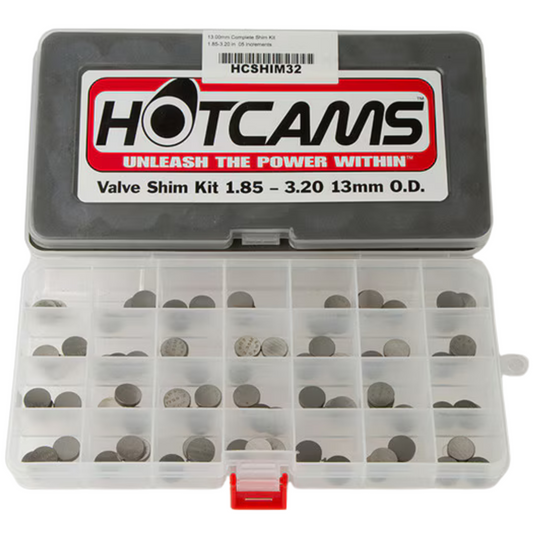 HOT CAMS 4 STROKE VALVE SHIM KIT [13.00MM]