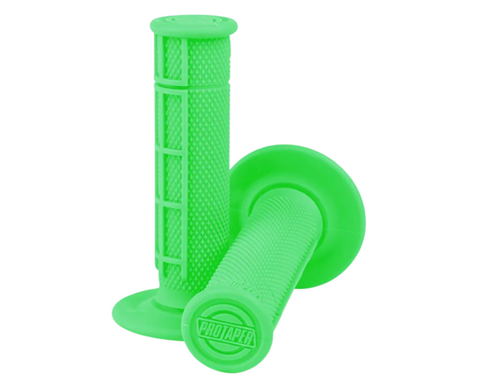 PROTAPER RACE CUT HALF WAFFLE NEON GREEN GRIPS