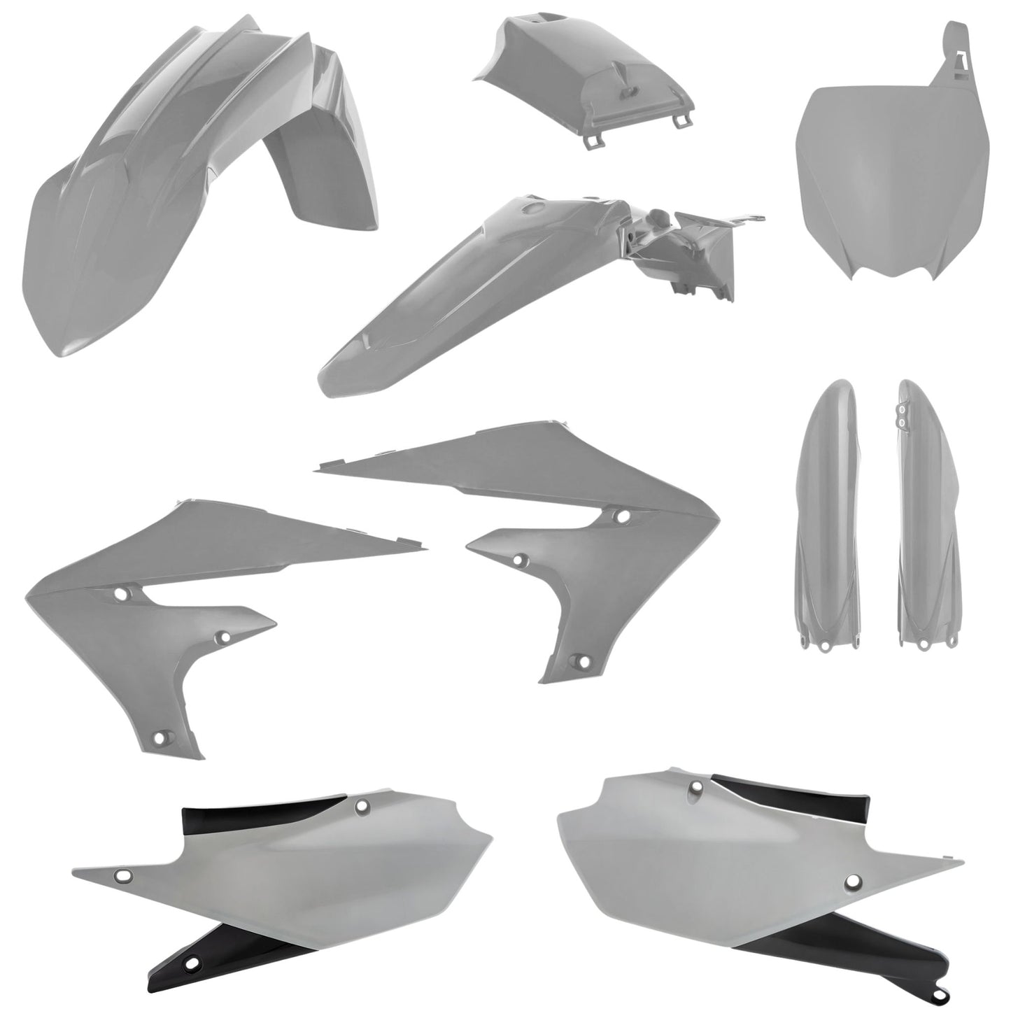ACERBIS YAMAHA YZ250F 19-23 YZ450F 18-22 GREY HAWK PLASTICS KIT