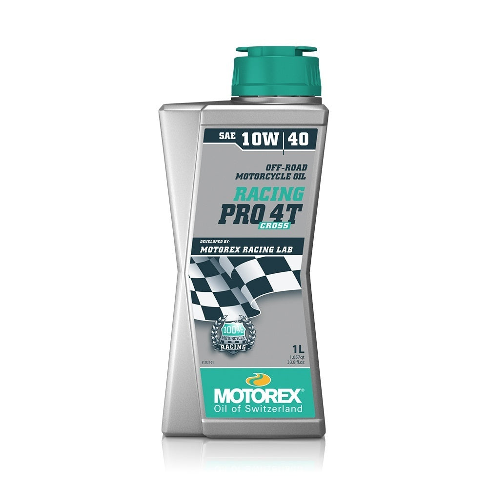 MOTOREX RACING PRO 4T 10W40 CROSS 1L 4 STROKE OIL – Moto House