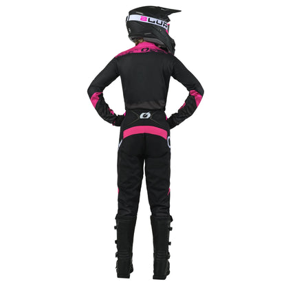 ONEAL 2025 ELEMENT SHOCKER BLACK/PINK WOMENS GEAR SET