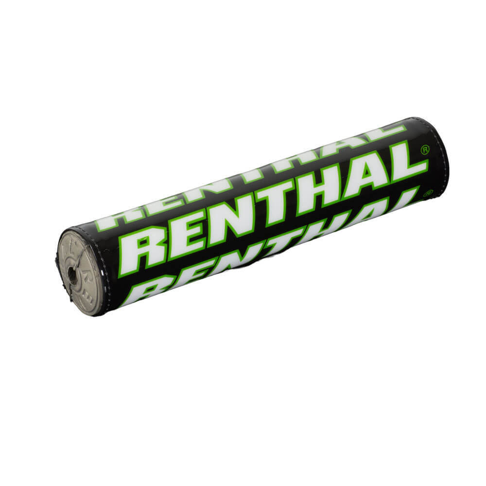 RENTHAL SX 10" TEAM ISSUE BLACK/WHITE/GREEN BAR PAD